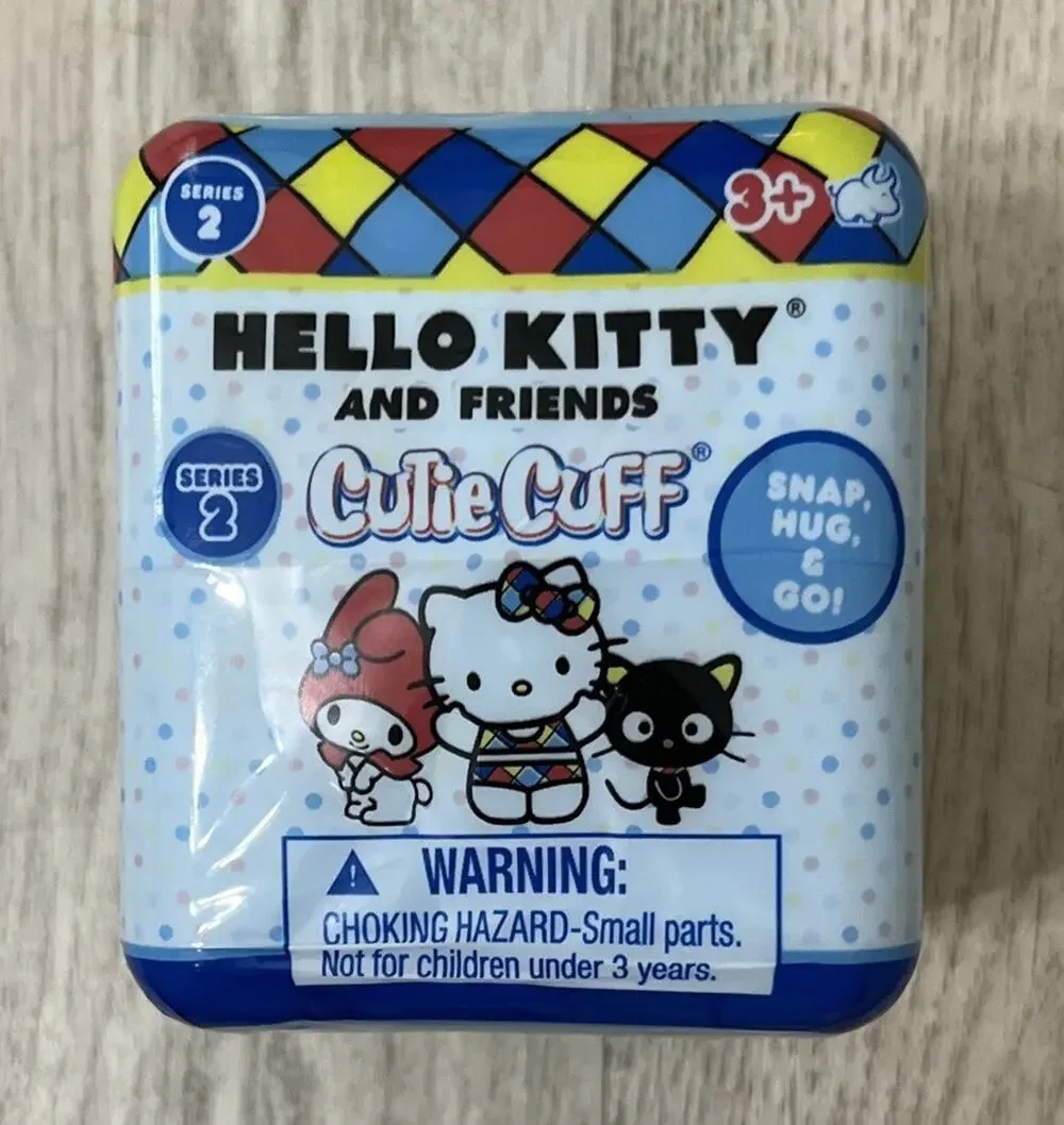 New Hello Kitty And Friends Cutie Cuff Slap Band Bracelet Series 2 Unopened
